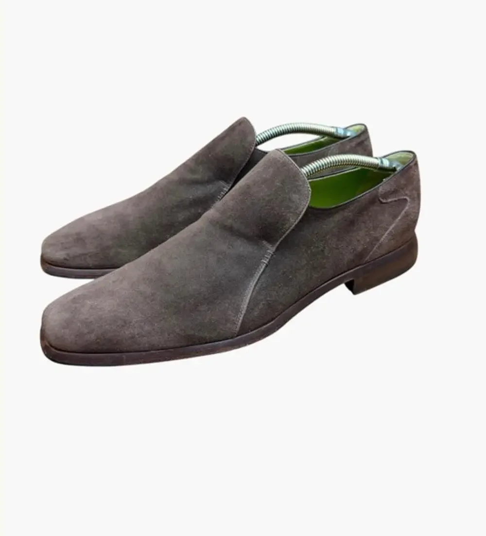 Oliver Sweeney loafers Mens size 11 Brown suede moccasins loafer  dress shoes